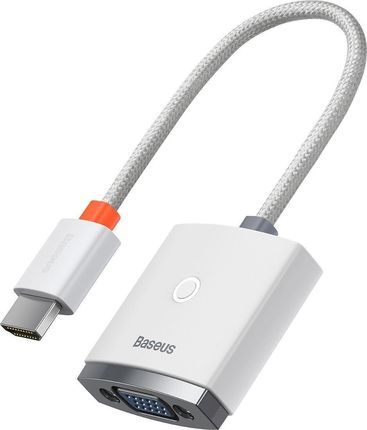 Adapter HDMI do VGA Baseus Lite Series bez audio (biały)