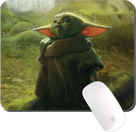 Podkładka pod mysz Baby Yoda 017 Star Wars Zielony