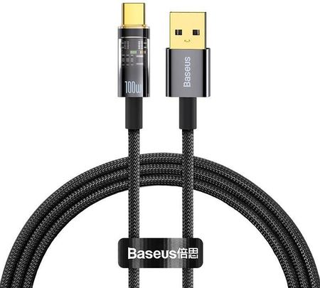 Baseus Kabel USB do USB-C Explorer 100W 1m Czarny