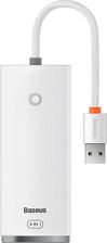 Hub 4w1 Baseus Lite Series USB do 4x USB 3.0 25cm (biały) (WKQX030002)