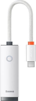 Adapter sieciowy Baseus Lite Series USB-C do RJ45, 100Mbps (biały) (WKQX000202)