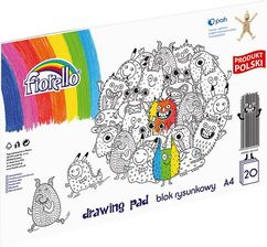 Zdjęcie Fiorello Blok rysunkowy A4/20 kartek biały
 - Pilica