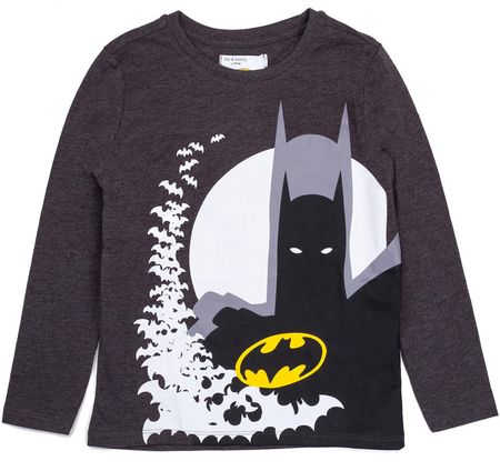 Bluzka chłopięca koszulka z Batmanem, z długim rękawem