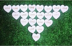 Zdjęcie Dekor Pap Love Serduszka Dekoracyjne Drewniane 30 Szt. 62850 - Kłecko