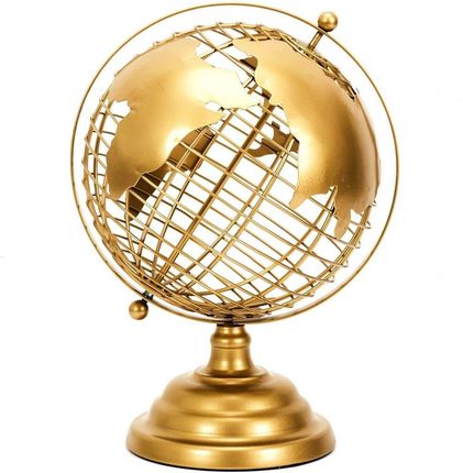 Intesi Globus Metalowy Złoty 28Cm 37932
