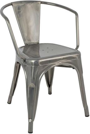 King Home Loftowe Krzesło Z Podłokietnikami Tower Arm Metalu 31262