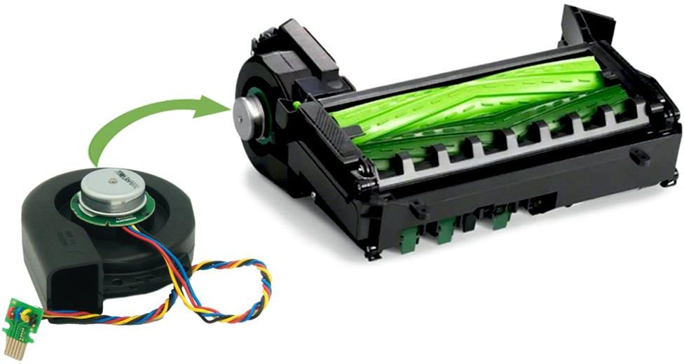 iROBOT クリーナー IRobot Silnik dmuchawy modułu głowicy czyszczącej do Roomba
