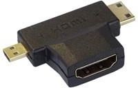 PREMIUMCORD ADAPTER HDMI NA MINI TYP C A MICRO D (43647)