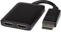 PREMIUMCORD ADAPTER DISPLAYPORT - 2X HDMI, MST, (43972)