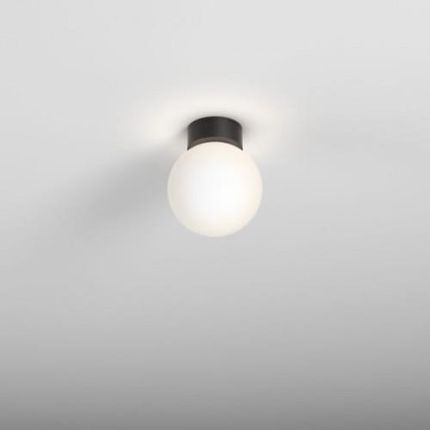 Lampa sufitowa czarna MODERN BALL simple midi LED hermetic natynkowy Aqform 47000-M930-D0-00-12