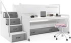 Łóżko Piętrowe Max 1 200X80 Dla Dzieci Z Biurkiem