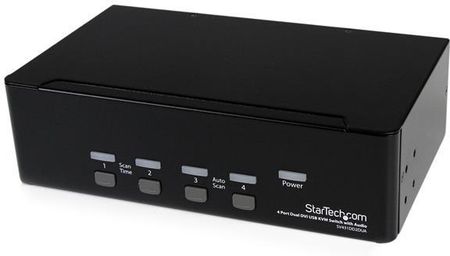 StarTech.com 4 Port USB DisplayPort KVM Switch w/ Audio (SV431DPUA)