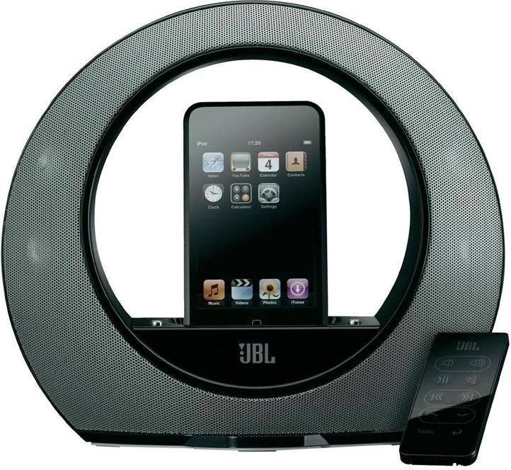 Harman JBL Radial micro schwarz iPod Docking Lautsprechersystem