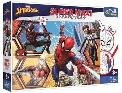 Trefl Primo Puzzle Super Maxi 24el. Spiderman wyrusza do akcji 41006