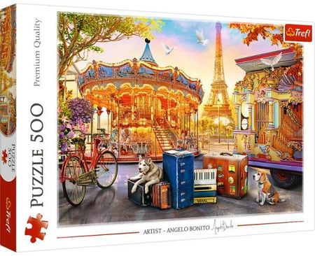 Trefl Puzzle 500el. Wakacje w Paryżu 37426