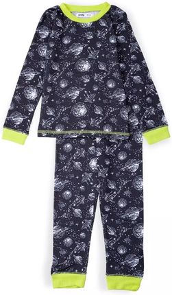 Sinsay Miękka, dwuczęściowa chłopięca piżama z motywem kosmosu