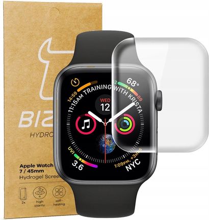 Folia hydrożelowa Bizon do Apple Watch 7 45mm (ce2eebd3-5292-4de4-944e-c3a2b15e02b4)