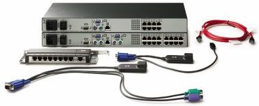 Przełącznik KVM HP KVM CAT5 0x2x16 Server Console Switch (336045