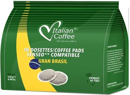 Italian Coffee Brasil Senseo Pads - 18 Saszetek