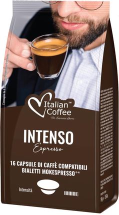 Italian Coffee Intenso Kapsułki Do Bialetti Mokespresso - 16 Kapsułek