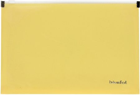 Biurfol Teczka A5/Pp Pastel Żółta Suwak