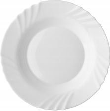Zdjęcie Galicja Talerz Głęboki 23Cm Blanc Szkło Hartowane Biały (8818) - Ostroróg
