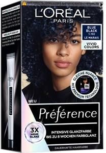 L’Oreal Paris Farby Do Włosów Preference Blue Black Coloration Vivid Colors 1.102 Le Marais
