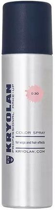 Kryolan Color Spray Lakier Koloryzujący Do Włosów D30 Pink 150 ml