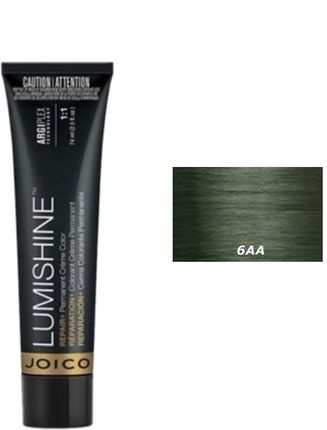 Joico Lumishine Permanent Creme | Trwała Farba Do Włosów - Kolor 6Aa Podwójnie Popielaty Ciemny Blond 74Ml