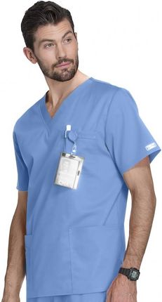 Cherokee Męska Bluza Medyczna Core Stretch Błękitna 4725/Ciew/Xl