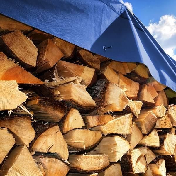 Plandeka 6X8m 60G/M2 Gruba Płachta Ochronna Niebieska - zdjęcie 3 Plandeka 6X8m 60G/M2 Gruba Płachta Ochronna Niebieska