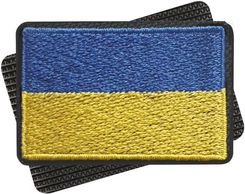 Patch - Naszywka na Rzep Ukraina Flaga Haft Niebiesko Żółty - Symbole narodowe i flagi