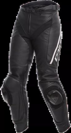 Dainese Spodnie Delta 3 Lady Leather Pants Czarny/Biały