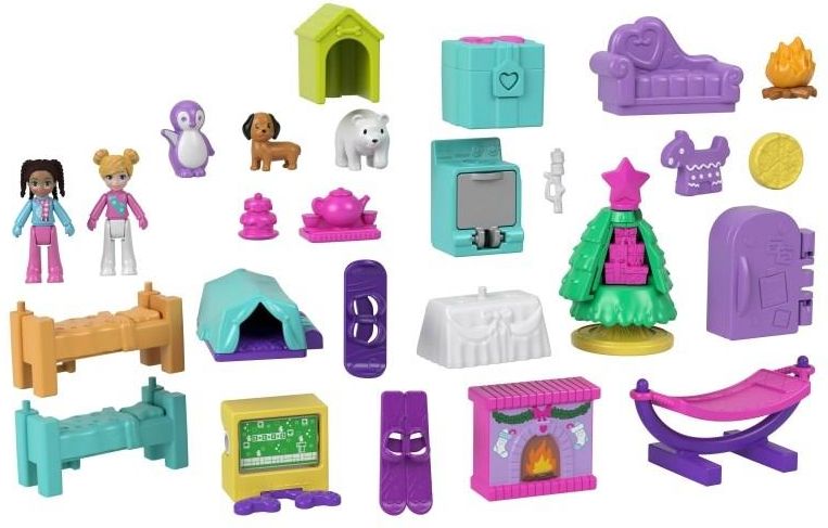 Lalka Mattel Polly Pocket Domek Kalendarz Adwentowy Hhx Ceny I