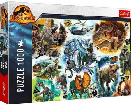 Trefl Puzzle 1000el. Na tropie dinozaurów Jurassic Park 10727