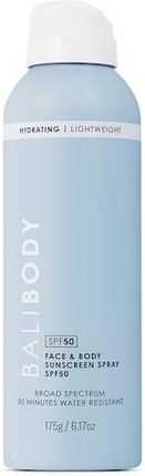 Bali Body Face & Body Sunscreen Spray Spray Spf 50 Do Twarzy I Ciała 175Ml