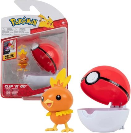 Pokemon Clip'N'Go Figurka Torchic + Pokeball 4+