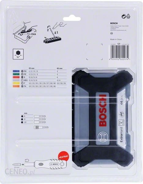 Bosch 45-częściowy konfigurowalny zestaw bitów do wkrętaków - wersja z wyświetlaczem 2607017693