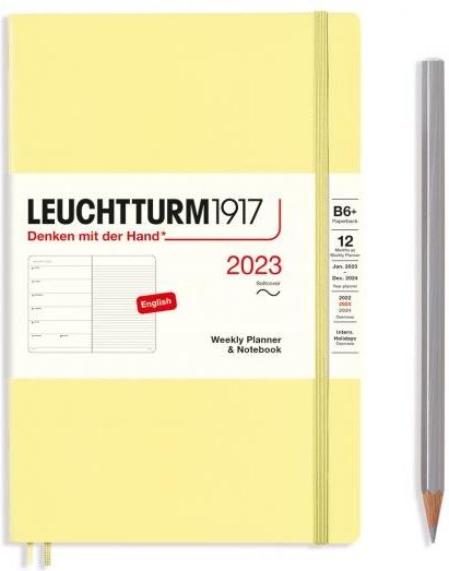 Leuchtturm1917 Planer Tygodniowy Z Notatnikiem Lt1917 W Miękkiej ...