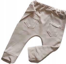 Spodnie Basic z kieszonkami rozmiar 86