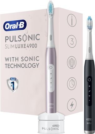 Oral-B Pulsonic Slim Lux – 4900 czarny, różowy
