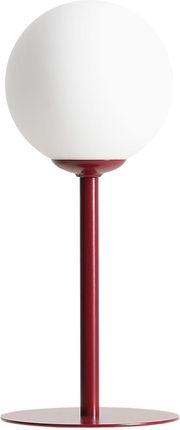 Aldex Gabinetowa Lampa Stołowa Pinne Stojąca Szklana Czerwona Biała (1080B15)
