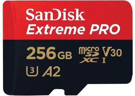 Sandisk Extreme Pro 256 Gb Microsdxc Uhs-I Klasa 10 (Sdsqxcd256Ggn6Ma)