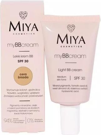 Miya Cosmetics My Bb Cream Lekki Krem Koloryzujący Spf30 03 Cera Śniada 40 ml