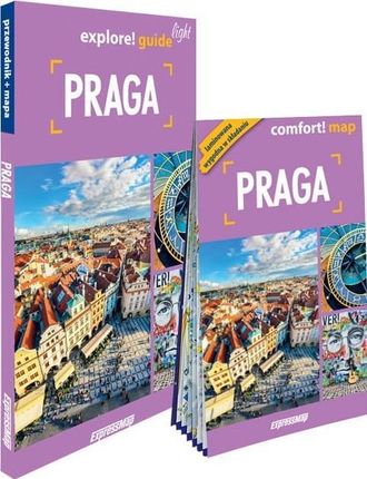 Praga light: przewodnik + mapa