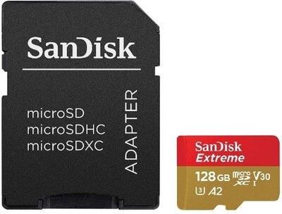 Karta pamięci SANDISK microSDXC Extreme 128GB + Adapter