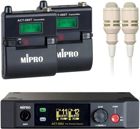 MIPRO ACT-5802 / 2x ACT-580T / 2x MU-53LS