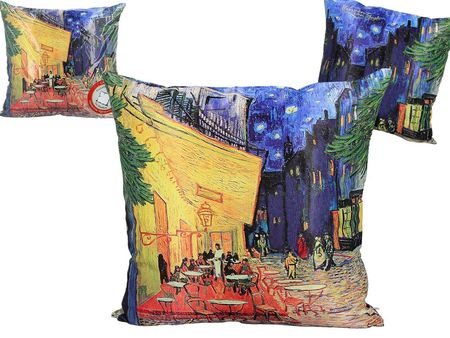 Carmani Poduszka Z Wypełnieniem Suwak V Van Gogh Taras Kawiarni W Nocy (238039)