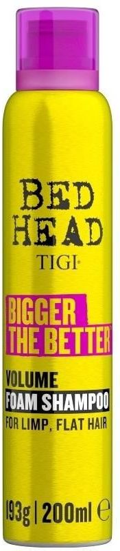 Szampon Do Włosów Tigi Bed Head Bigger The Better Foam Szampon Spray Dodający Objętości 200 Ml 4090