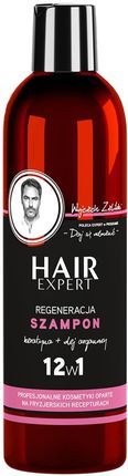 Hair Expert Szampon 12w1 Regeneracja Z Keratyną Roślinną Do Włosów 280 ml